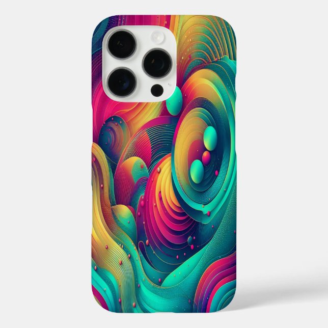 Chromaflux Swirl Case-Mate iPhone Case (Back)