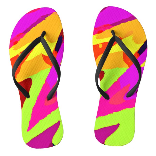 Chromatic Art Fusion Flip Flops (Footbed)