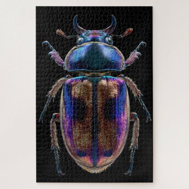 Chromatic Beetles Jigsaw Puzzle (Vertical)