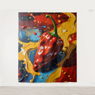 Chromatic Chilli - Pineapple Empire Tapestry