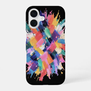 Chromatic Collision iPhone 16 Case