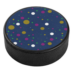 Chromatic Confetti Hockey Puck