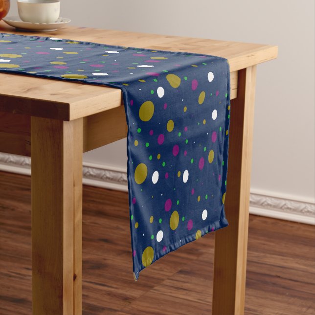 Chromatic Confetti  Short Table Runner (In Situ)