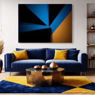 Chromatic Convergence Canvas Print