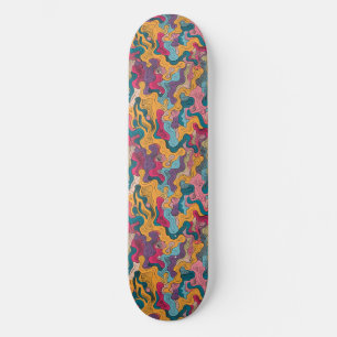 Chromatic Corridors Skateboard Deck