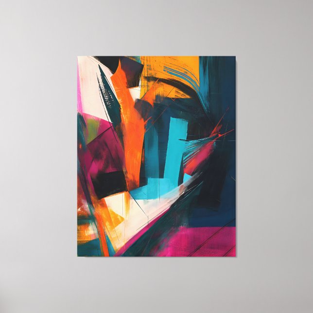 Chromatic Crosscurrents Canvas Print (Front)