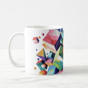 Chromatic Cube Symphony Coffee Mug
