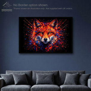 Chromatic Fox – Wall Art Print