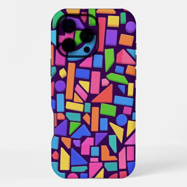 Chromatic Geometry iPhone Case (Back)
