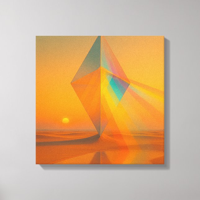 Chromatic Horizon Canvas Print (Front)