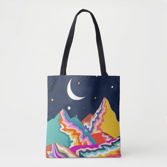 Chromatic Peaks Tote Bag (Front)