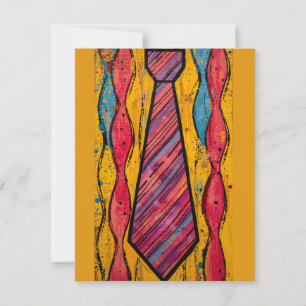 Chromatic Rhythm Tie Card