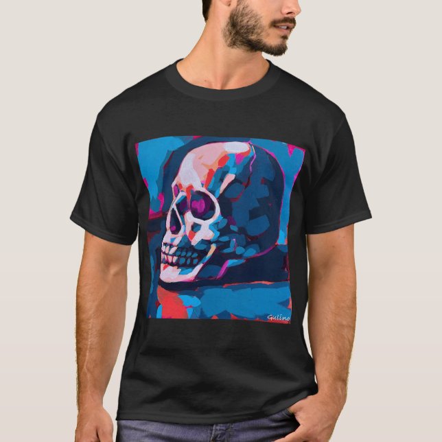 Chromatic Skull Painting T-Shirt (Front)