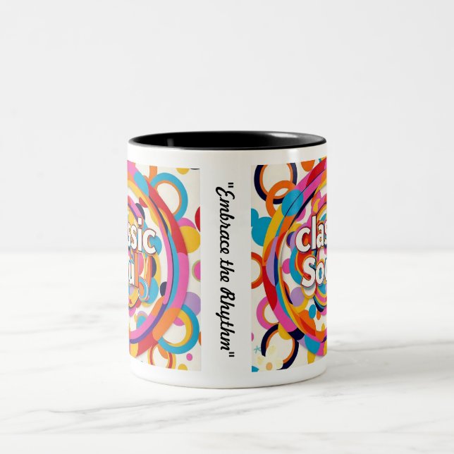 "Chromatic Soul" Two-Tone Coffee Mug (Center)
