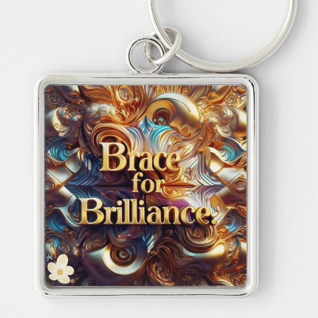 "Chromatic Symphony" Keychain (Front)