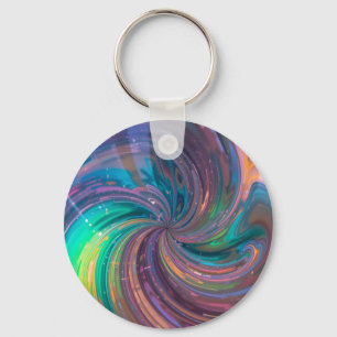 Chromatic Vortex Keychain