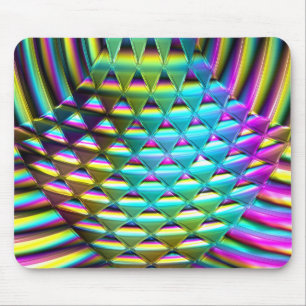 Chromatic Wave Art 1A Mouse Pad