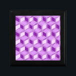 Chrome 3-d boxes - violet purple<br><div class="desc">Chrome-look digital graphic of 3-d effect nested boxes in shades of deep violet purple to pale lilac</div>