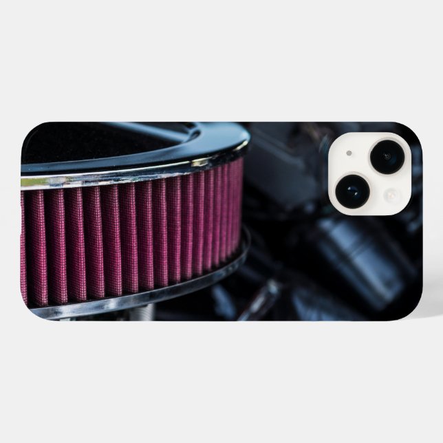 Chrome Air Intake Case-Mate iPhone Case (Back (Horizontal))