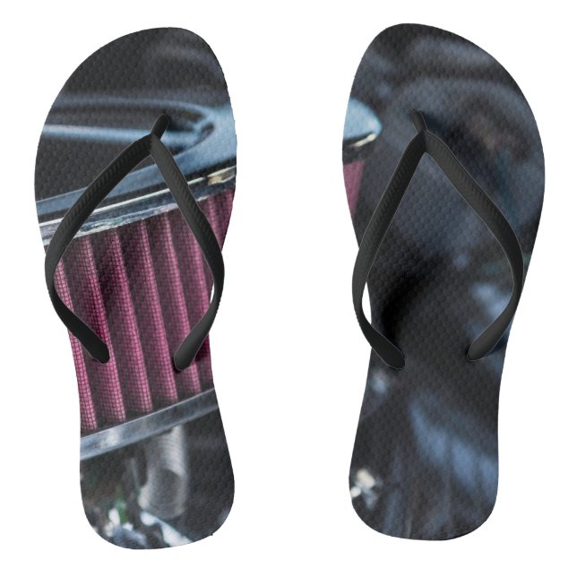 Chrome Air Intake Flip Flops (Footbed)