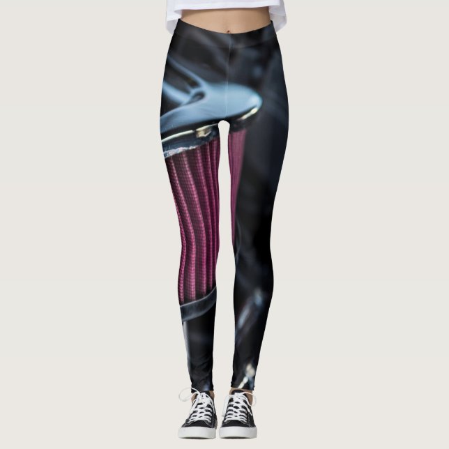 Chrome Air Intake Leggings (Front)
