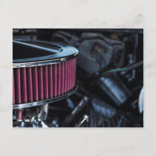Chrome Air Intake Postcard