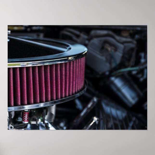 Chrome Air Intake Poster (Front)