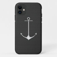Chrome Anchor on Carbon Fibre Nautical Lifestyle