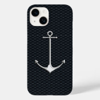 Chrome Anchor on Honeycombs Nautical Lifestyle