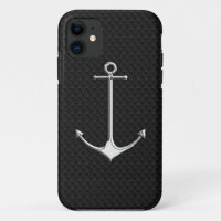Chrome Anchor on Snake Skin Nautical Lifestyle