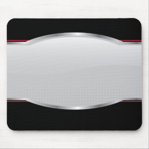 Chrome Beveled Layout Mouse Pad