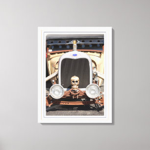 Chrome Bones Canvas Print