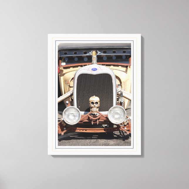 Chrome Bones Canvas Print (Front)