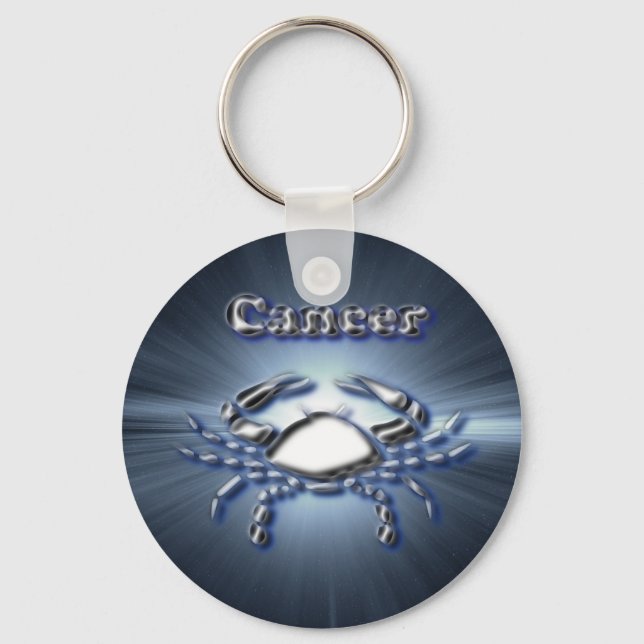 Chrome Cancer Keychain (Front)