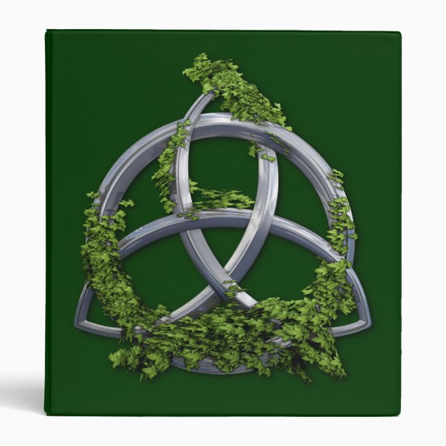 Chrome Celtic Trinity Knot Binder (Front)