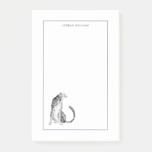 Chrome Cheetah Post-it Notes