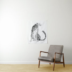 Chrome Cheetah Tapestry