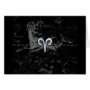 Chrome comme Aries Symbole Zodiac sur Hevelius 169