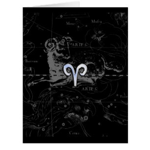 Chrome comme Aries Symbole Zodiac sur Hevelius 169