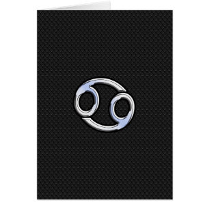 Chrome comme cancer Zodiac Connexion Noir