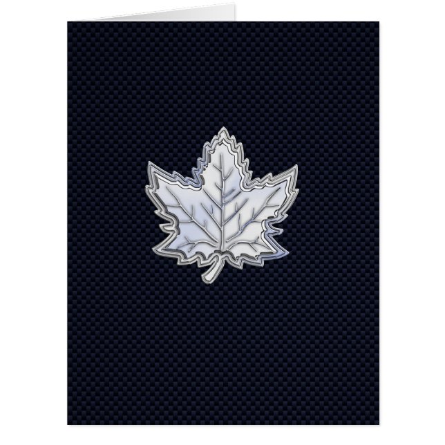Chrome Comme Maple Leaf Fibres de carbone Impressi (Devant)