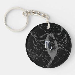 Chrome comme Scorpio Zodiac Symbole sur Hevelius