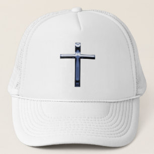 Chrome Cross Trucker Hat