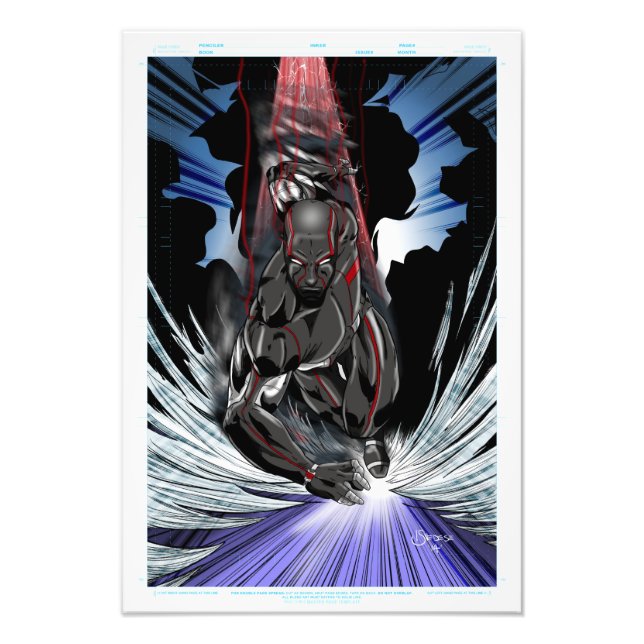 Chrome Epic Speed - 13in x 19in PRINT (Front)