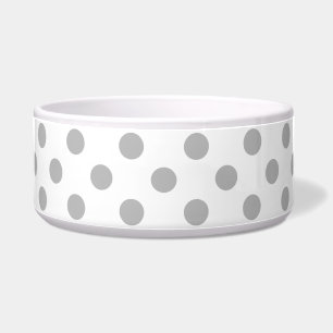 Chrome Grey Polka Dots Circles