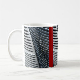chrome grill of antique car coffee mug