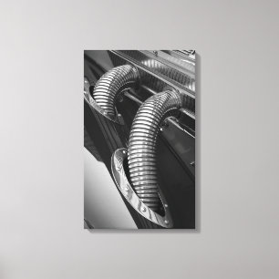 Chrome Hoses Canvas Print
