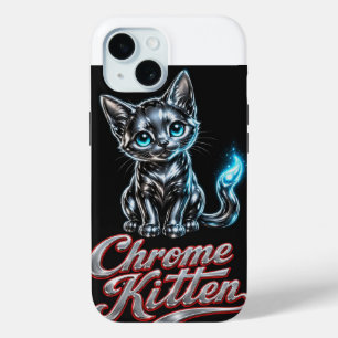 Chrome Kitten " Kapow" Iphone15 case