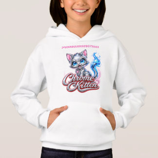 Chrome Kitten " Supacute" Sweat à capuche