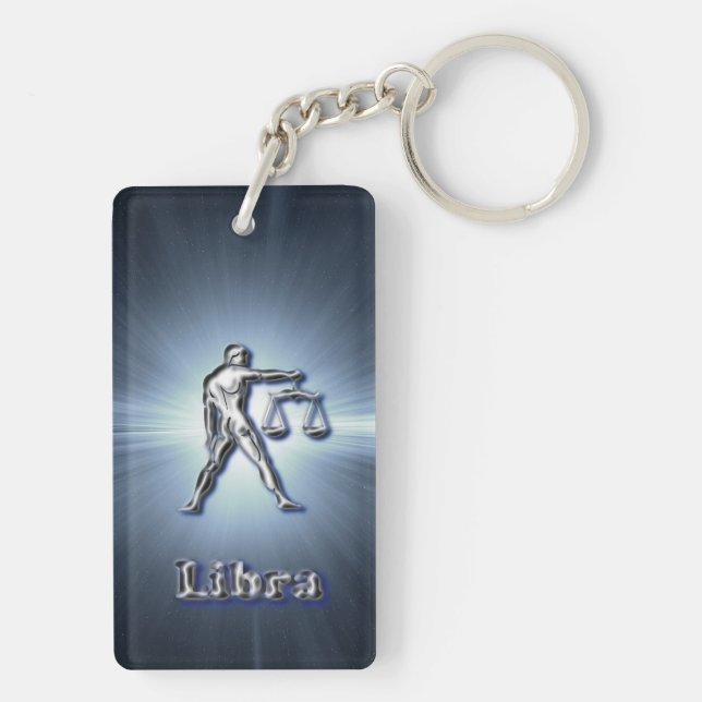 Chrome Libra Keychain (Back)